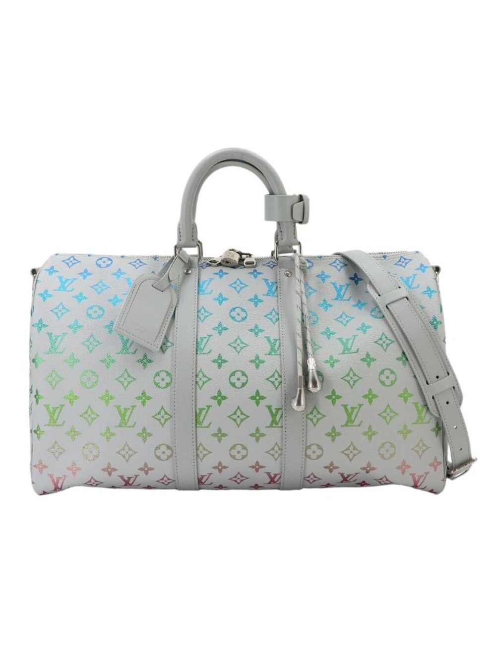 Louis Vuitton Monogram Iridescent Keepall Bandouliere 45 2-Way Boston Bag
